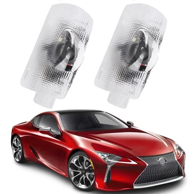2x F Sport Car Led Laser Projector Puddle Light for LEXUS RX NX UX GX LX ES IS - Image 1 of 4