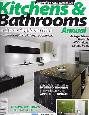 Kitchens And Bathrooms Magazine Appliance Annual Issue Designers Signature Dish. - Image 1 of 4