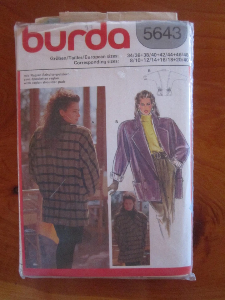 BURDA  PATTERNS NO. 5643   **** MUST SEE * - Image 1 of 1