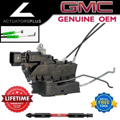 Actuador de cierre de cerradura de puerta delantera izquierda GMC Canyon OEM 2004-2012 **Garantía de por vida Foto 1 de 4