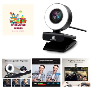 PC Webcam for Streaming Full HD 1080P, A USB Pro Computer Web Camera Video Ca... - Picture 1 of 9