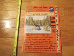 Snowmobile Catalog 1993 Shade Tree #32 catalog 80 pages - Picture 1 of 5