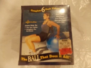 WANNA BALL EXERCISE??? RESIST-A-BALL 6 VIDEO TOTAL BODY WORKOUT JUST...$5.99!!! - Picture 1 of 2