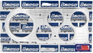 48 49 50 Ford Truck Brushed Aluminum Gauge Panel (3 1/8" & 2 1/16" AutoMeter) - Picture 1 of 1