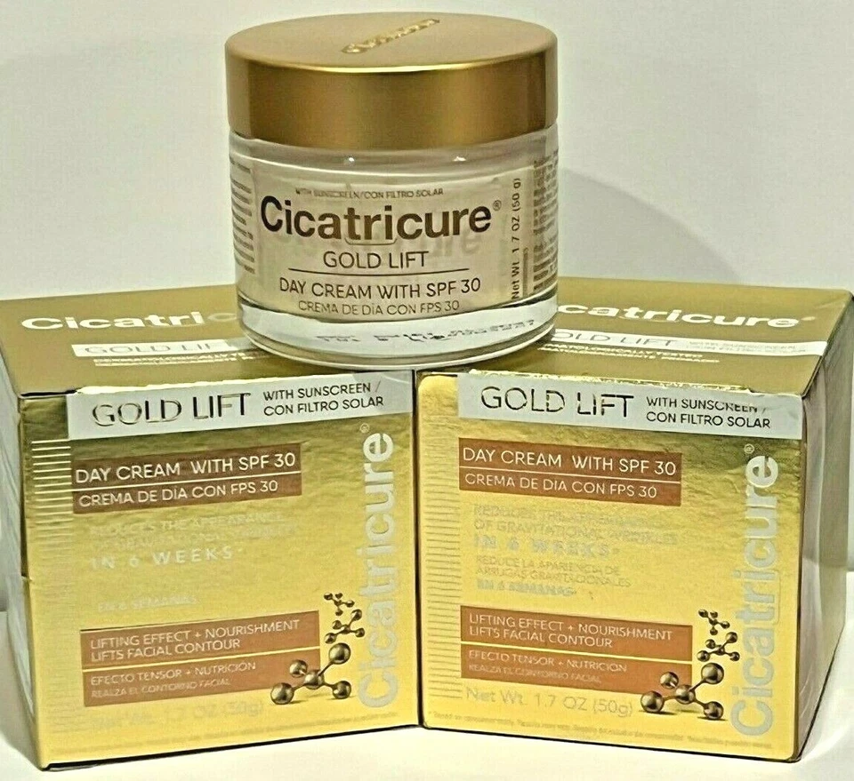Cicatricure Gold Lift Face Day Cream 1.7 Oz 50g SPF 30