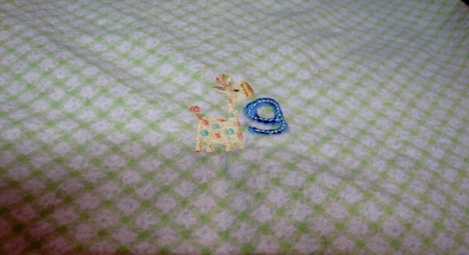 Carter's всего один год ~ утка ребенка младенца прием одеяло 27 x 29» хлопок 508 - Изображение 1 из 3