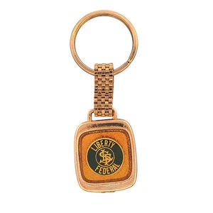 Vintage Liberty Federal Bank Metall Schlüsselanhänger Schlüsselring Anhänger Sammlerstück - Bild 1 von 5