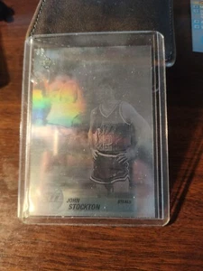1992-93 Upper Deck International French Award Winner Holograms #2 John Stockton - Picture 1 of 2