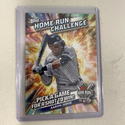 Aaron Judge 2024 Topps Home Run Challenge (unused) New York Yankees #HRC-17 - Image 1 of 2