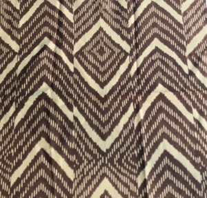Ralph Lauren Rimba Ikat Sepia 26"x26" Fabric Remnant - Picture 1 of 3