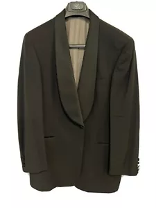 Hugo Boss 42R Men's Black Shawl collar Regular-Fit Tuxedo Coat Suit Jacket - Picture 1 of 4
