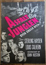 MARILYN MONROE  ASPHALT JUNGLE programme danois 13x18 John Huston 1950 8 pages