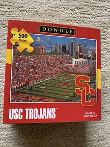 Rompecabezas de 500 piezas de fútbol americano Dowdle USC Trojans 2014 16 x 20 pulgadas usado - Imagen 1 de 12