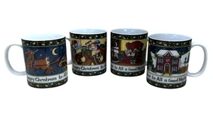 4 Portmeirion Studio Christmas Susan Winget A Christmas Story Mugs - Picture 1 of 12