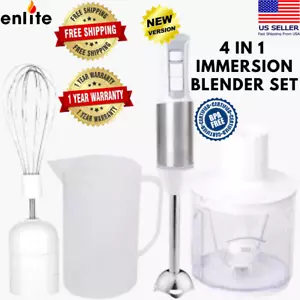 Batidora de mano de inmersión multifunción ENLITE (4 en 1), potente 600 W multivelocidad - Imagen 1 de 4