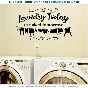 Wall Decals, Laundry Room Sticker, Vinyl Signs, Quote Home Decor, Vinyl Art 006 - Bild 1 von 9