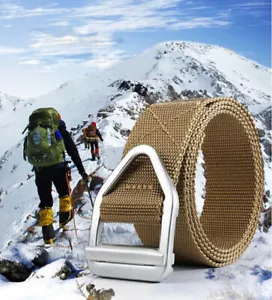 Unisex Survival Tactical Belt Emergency Rescue Rigger Military Waistband Belt - Picture 1 of 13