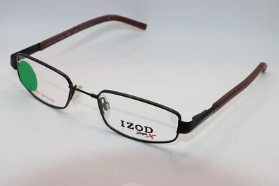 NEW IZOD PFX X100 MATTE BLACK AUTHENTIC DESIGNER EYEGLASSES 47-18 - Image 1 of 4