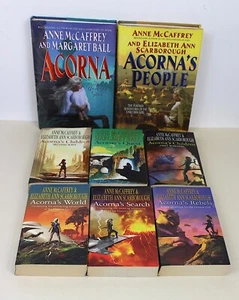 Anne McCaffrey ACORNA Set x8 Job Lot Quest Rebels Children World Search People - Picture 1 of 2