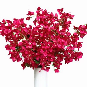 Pack of 6 - Bougainvillea Artificial Flower Stems with Full Blooms Floral Arr... - Picture 1 of 6