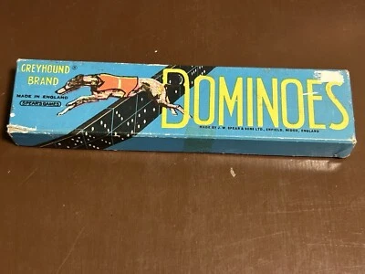 Vintage Spears Games Greyhound Brand Dominoes Made in England 1751 Complete - Image 1 of 4