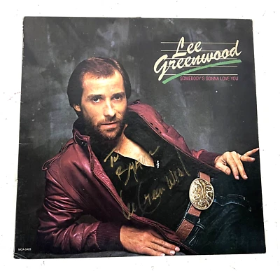 Lee Greenwood (Autographed) ~ Somebody's Going Love You ~ Orig. LP/Vinyl VG+~7 - Image 1 of 4