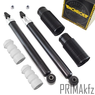 2x Stoßdämpfer + MONROE Staubmanschette hinten für OPEL Corsa D FIAT Punto 199 - Bild 1 von 3