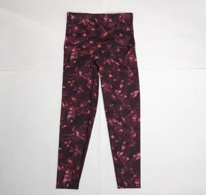 SPANX Booty Boost Active bedruckte 7/8 Leggings in Weinrot, Größe Small - Bild 1 von 11