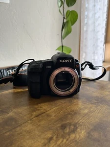 Sony Alpha DSLR-A200 10.2MP Digital SLR Camera - Black (Body Only) - Picture 1 of 12