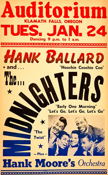 Póster de Hank Ballard y los Midnighters - 1961 Foto 1 de 1