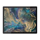 Placemat Mousemat 8x10 - Blue Gold Marble Stone Effect  #21256