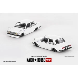 Mini GT Kaido House - Datsun 510 Street Nismo V2, white - KHMG122 - Bild 1 von 2