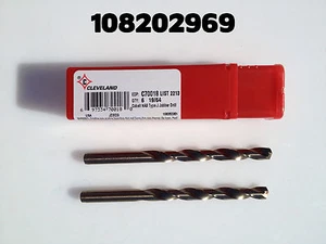 (.2969) 19/64 JOBBER CO 135 Drill Cleveland NEW in Package of QTY 6 Overstock - Picture 1 of 3