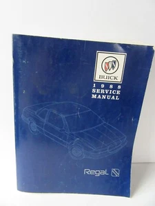 1988 Buick Regal Service Manual GM Dealer Shop Manual Original - Picture 1 of 4
