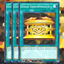 Yu-gi-oh! TCG 3x Gold Sarcophagus LDK2-ENY22 Common UNLM x3 YUGIOH! NM