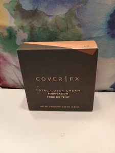CoverFX Total Cover Cream Foundation Compact w/Mirror & Puff in L2. Full Size. - Picture 1 of 2