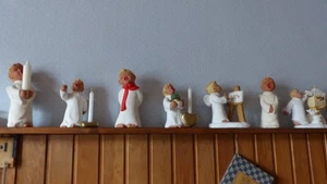 Rotkeramik Engel, ca 20 Stck. (siehe Fotoserie), sehr gepflegt - Bild 1 von 4