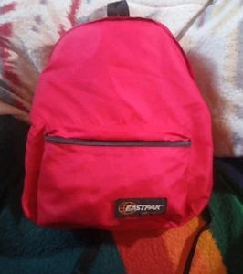 Mochila Eastpak vintage roja cereza mochila rara hecha en EE. UU. - Imagen 1 de 5