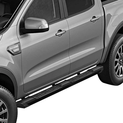 Black Horse Peak Running Boards  Matte Black fit 2017-2025 Ford F-450 Super Duty - Image 1 of 4