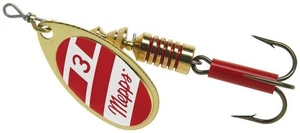 Mepps Aglia Spinner Spinnerbait Fishing Lure Red White Gold 1/8 Ounce NEW - Picture 1 of 1