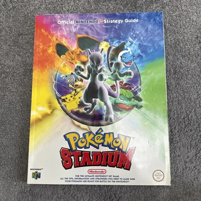 POKEMON STADIUM N64 GUIDE BOOK Official Nintendo 64 Pokemon Game Strategy Guide - Image 1 of 4