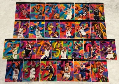 1995-96 NBA Hoops Crunchers ¡Juego completo de 25 cartas! ¡Michael Jordan! ¡Se ve como nuevo+! Foto 1 de 4