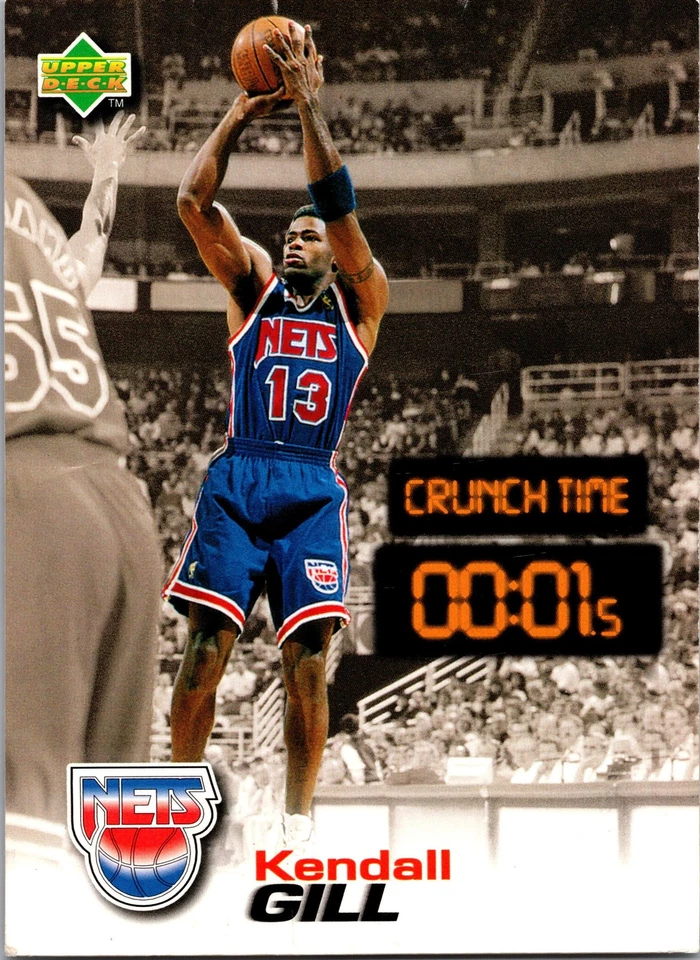 Kendall Gill #CT27 - - 1997 Upper Deck Nestle Crunch Time - New Jersey Nets - Image 1 of 2