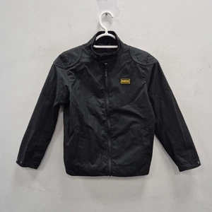 Barbour Boys Kids Stove Wax Waterproof Wax Jacket Coat Medium 8 - 9 Years Old - Picture 1 of 9