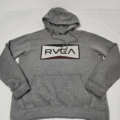 RVCA Heather Gray Men's Hoodie Medium - Image 1 of 4