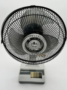 Vintage Windmere 3 Speed 12" Oscillating Electric Desk Fan DF-12 3 Blade Works - Picture 1 of 8