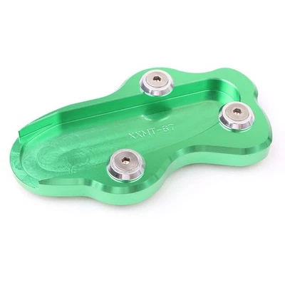 Side Kick Stand Pad Extension Plate For KSWASAKI VN900 CLASSIC 2006 - 2015 GREEN - Image 1 of 2