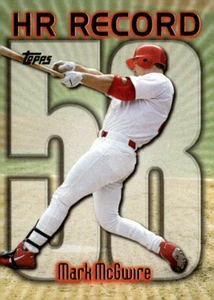 Topps Home Run Parade Record 1999 #220 Mark McGwire Homer #58 Singles Set Break - Imagen 1 de 2