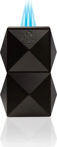 ¡NUEVO!! COLIBRI QUASAR 3 ANTORCHAS CHORRO LLAMA ENCENDEDOR DE MESA / NEGRO - Imagen 1 de 2