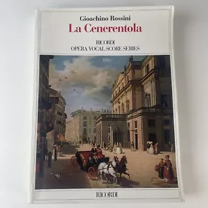 Rossini La Cenerentola - Ricordi Vocal Score Paperback 1961 edition - Picture 1 of 8